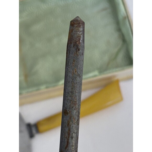 Vintage Geneva Forge Carving Knife Set Bakelight Handles - Picture 6 of 9